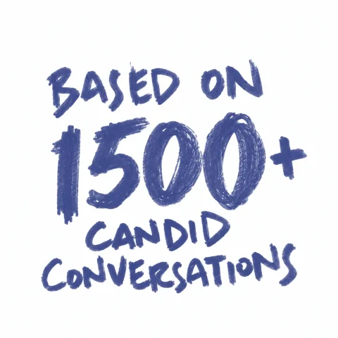 Based on 1500+ candid conversations
